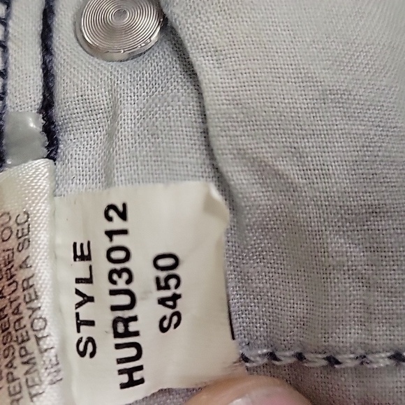 DKNY Bermuda Dark Wash Denim Shorts Cotton Blend Y2K Style Size 24 - Picture 12 of 12